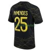 Maillot de Supporter Paris Saint-Germain N. MENDES 25 Quatrième Jordan 22-23 Pour Homme